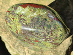 Polished Bastite Dragons Blood Stone Standing Free Form x 1 From Tshipise, South Africa - Toprock Gemstones and Minerals 