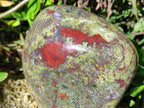 Polished Bastite Dragons Blood Stone Standing Free Form x 1 From Tshipise, South Africa - Toprock Gemstones and Minerals 
