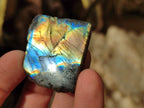 Polished On One Side Labradorite Plates x 35 From Tulear, Madagascar - Toprock Gemstones and Minerals 