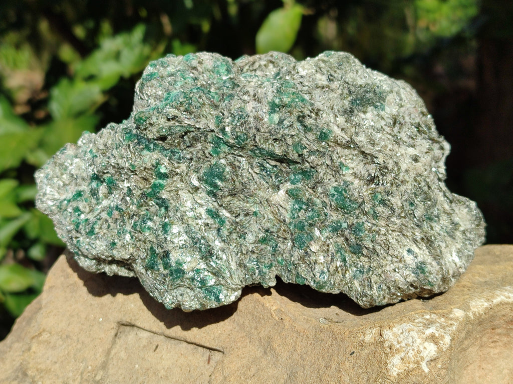 Natural Emerald Mica In Matrix Cobbed Specimens x 2 From Mutoko, Zimbabwe - Toprock Gemstones and Minerals 