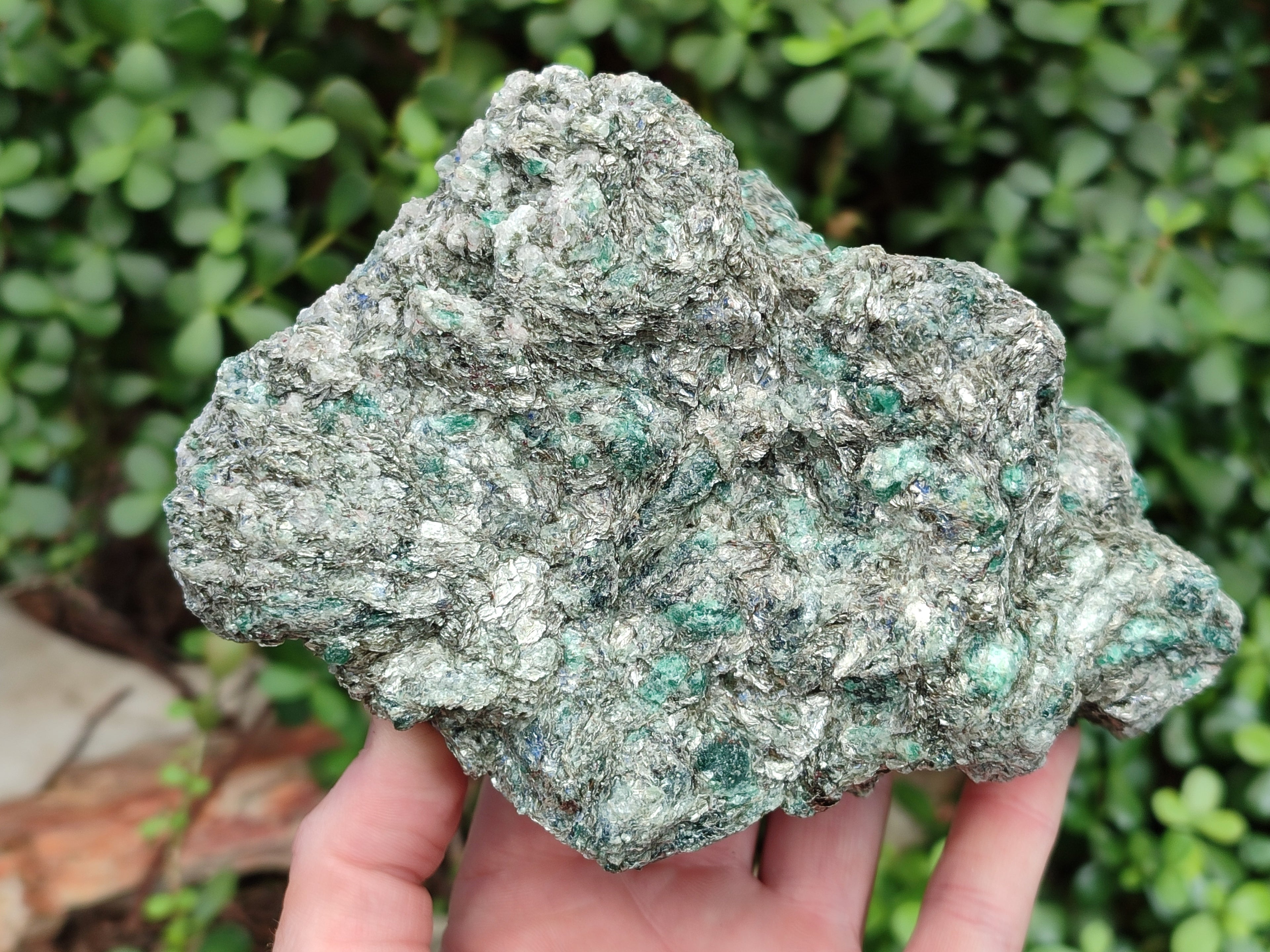 Natural Emerald Mica In Matrix Cobbed Specimens x 2 From Mutoko, Zimbabwe - Toprock Gemstones and Minerals 