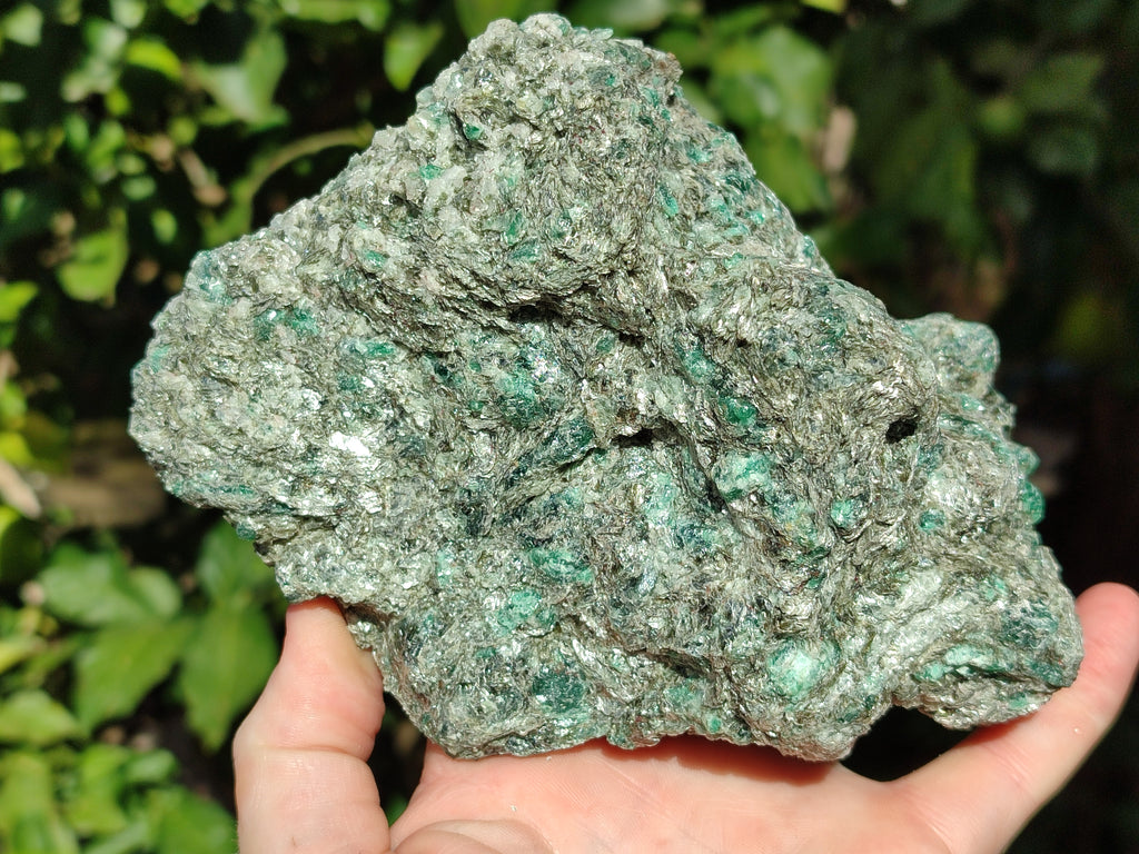 Natural Emerald Mica In Matrix Cobbed Specimens x 2 From Mutoko, Zimbabwe - Toprock Gemstones and Minerals 