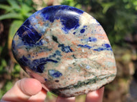 Polished Sodalite Standing Free Forms x 4 From Kunene River, Namibia - Toprock Gemstones and Minerals 