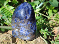 Polished Sodalite Standing Free Forms x 4 From Kunene River, Namibia - Toprock Gemstones and Minerals 