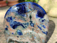 Polished Sodalite Standing Free Forms x 4 From Kunene River, Namibia - Toprock Gemstones and Minerals 