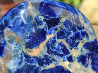 Polished Sodalite Standing Free Forms x 4 From Kunene River, Namibia - Toprock Gemstones and Minerals 