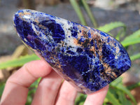Polished Sodalite Standing Free Forms x 4 From Kunene River, Namibia - Toprock Gemstones and Minerals 