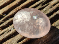 Polished Rose Quartz Palm Stones x 35 From Ambatondrazaka, Madagascar - Toprock Gemstones and Minerals 