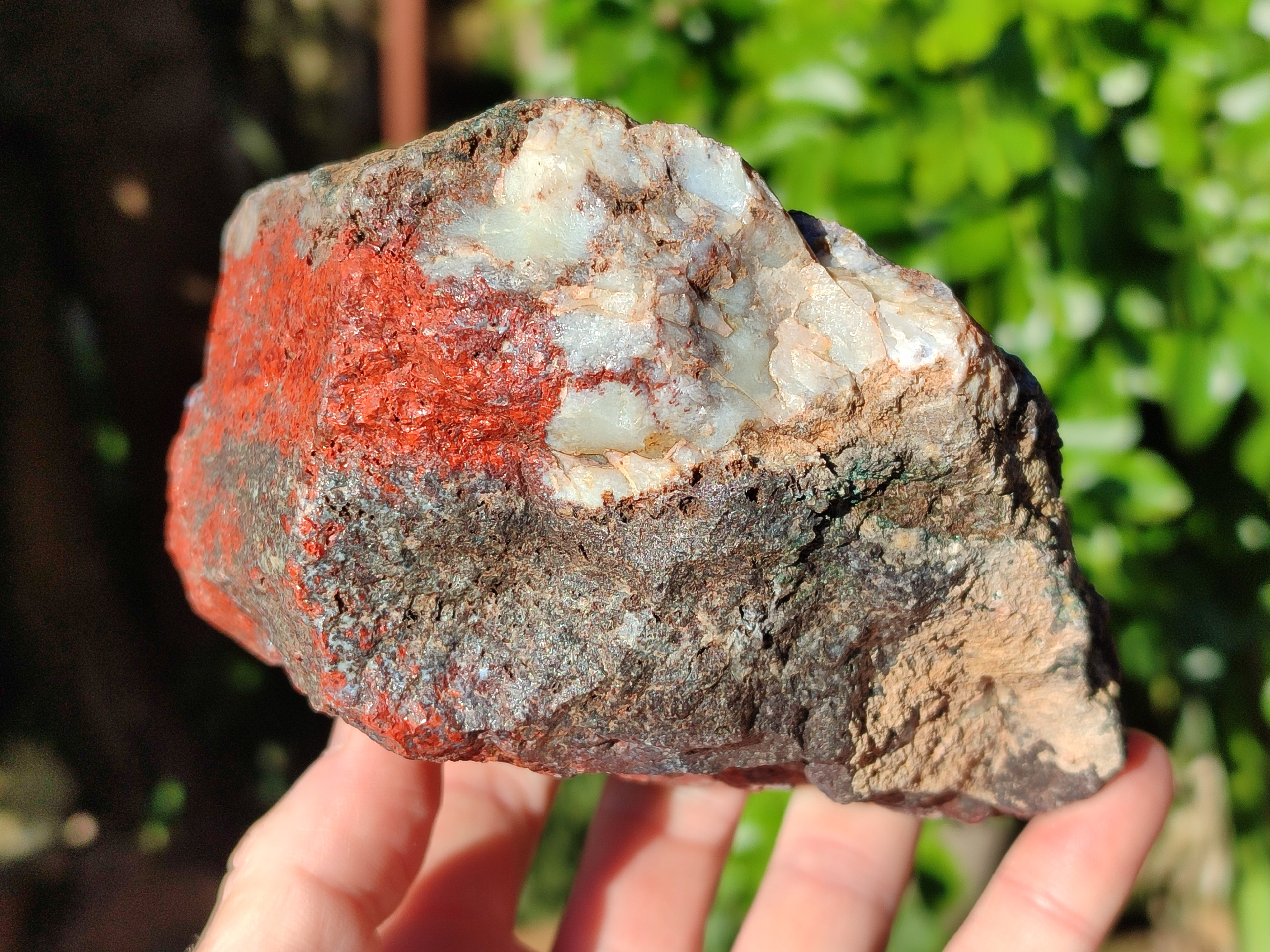 Natural Red Jasper Cobbed Specimens x 3 From Northern Cape, South Africa - Toprock Gemstones and Minerals 