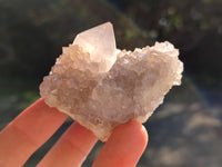 Natural Lilac Cactus Spirit Quartz Clusters x 6 From South Africa - Toprock Gemstones and Minerals 