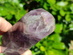 Polished Chevron Amethyst Points x 3 from Ankazobe, Madagascar - Toprock Gemstones and Minerals 