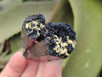 Natural Fibrous Schorl Black Tourmaline Crystals x 12 From Erongo, Namibia - Toprock Gemstones and Minerals 