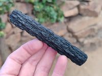Natural Fibrous Schorl Black Tourmaline Crystals x 12 From Erongo, Namibia - Toprock Gemstones and Minerals 