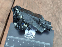 Natural Fibrous Schorl Black Tourmaline Crystals x 12 From Erongo, Namibia - Toprock Gemstones and Minerals 