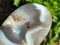 Polished Banded Agate Standing Free Forms x 3 From Madagascar - Toprock Gemstones and Minerals 