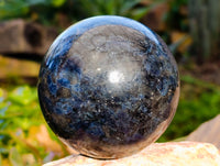 Polished Iolite Spheres x 2 From Ambatofinandrahana, Madagascar - Toprock Gemstones and Minerals 