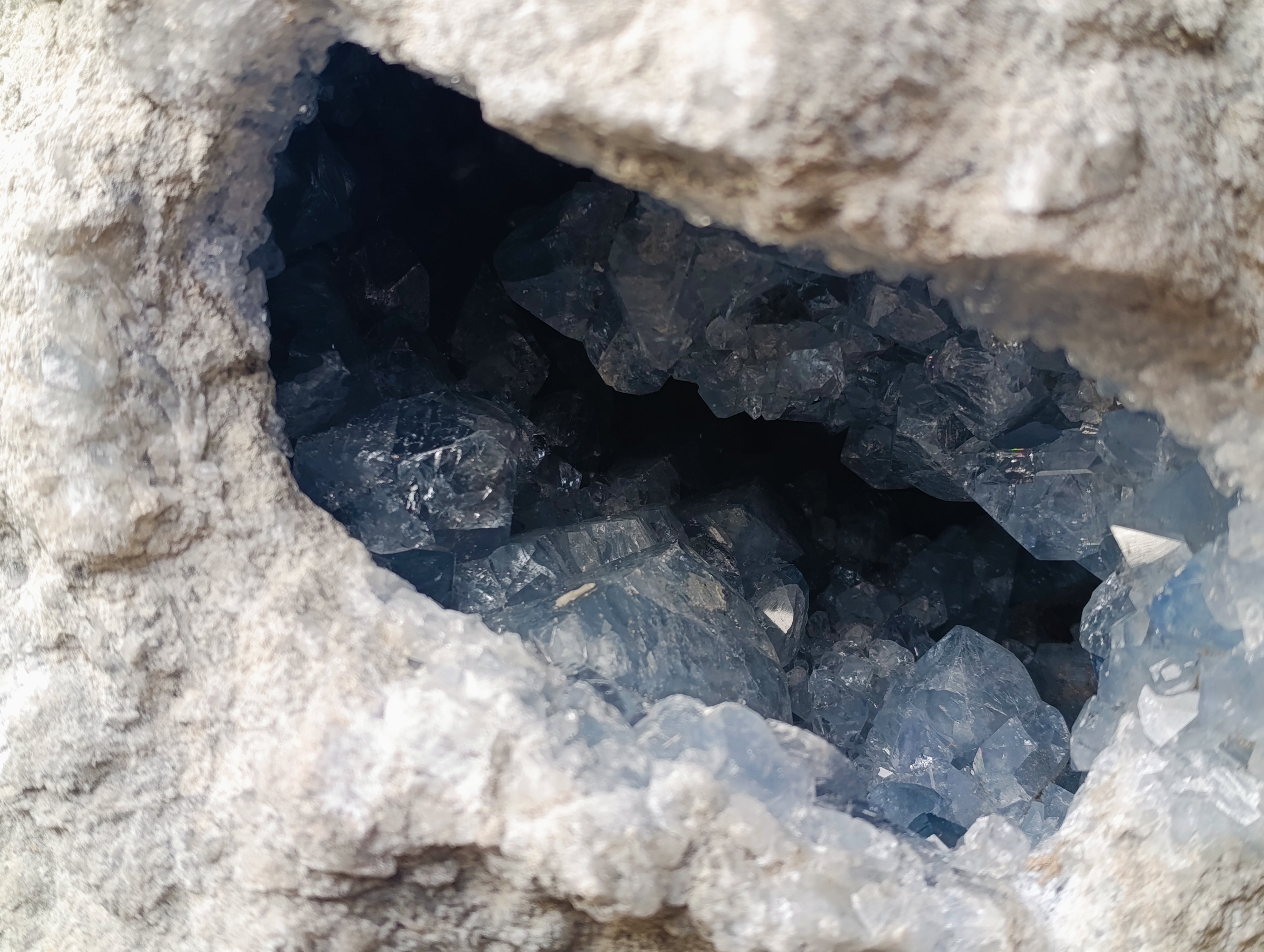 Natural Extra Large A Grade Celestite Geode Specimen x 1 From Sakoany, Madagascar - Toprock Gemstones and Minerals 