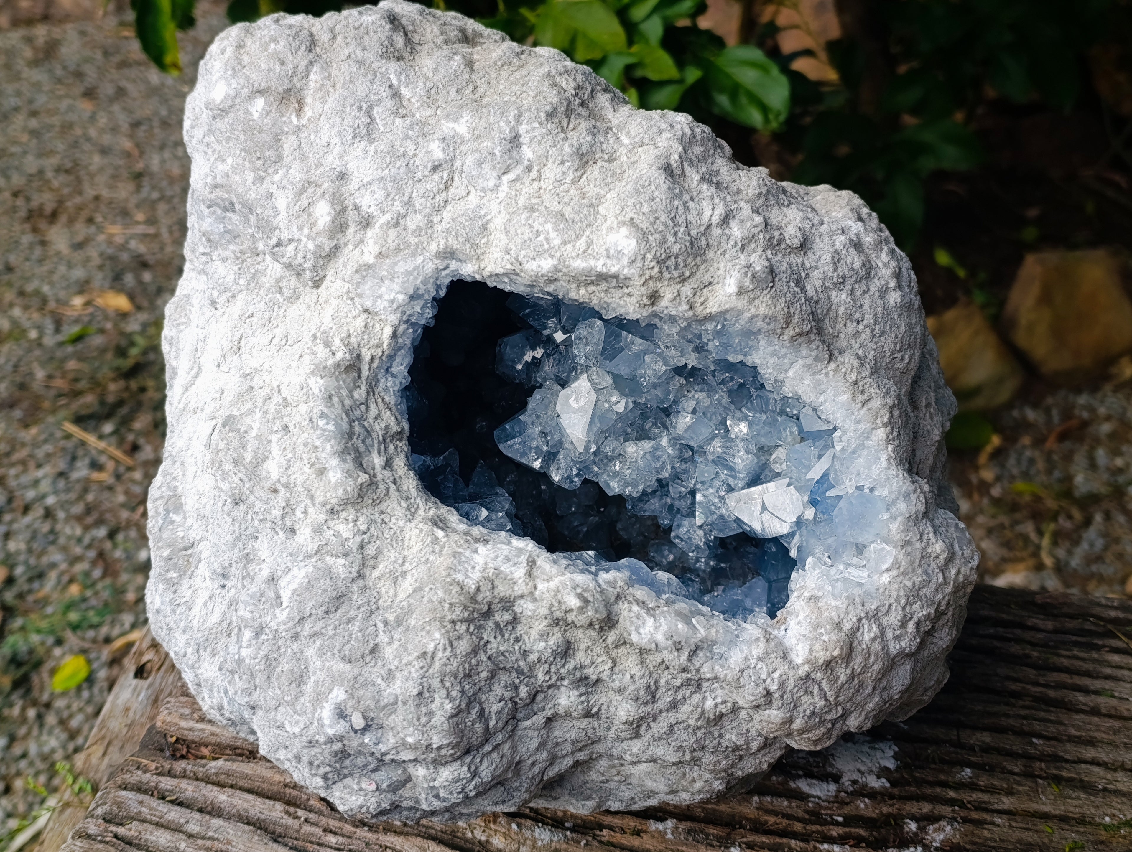 Natural Extra Large A Grade Celestite Geode Specimen x 1 From Sakoany, Madagascar - Toprock Gemstones and Minerals 