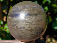Polished Rare Pharaoh Stone Pyrite in Basalt Sphere x 1 From Iron Duke Mine, Zimbabwe - Toprock Gemstones and Minerals 
