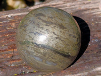 Polished Rare Pharaoh Stone Pyrite in Basalt Sphere x 1 From Iron Duke Mine, Zimbabwe - Toprock Gemstones and Minerals 