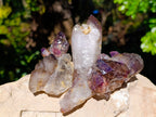 Natural Hand Made Chiredzi Amethyst Conglomerate Specimens x 6 From Zimbabwe - Toprock Gemstones and Minerals 