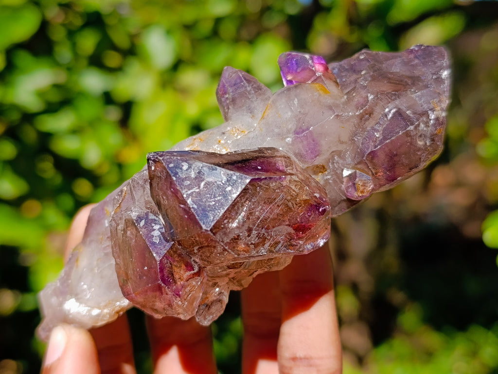Natural Hand Made Chiredzi Amethyst Conglomerate Specimens x 6 From Zimbabwe - Toprock Gemstones and Minerals 