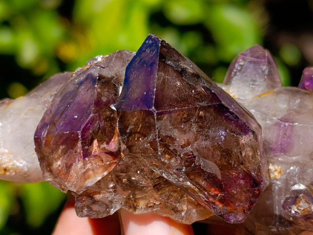 Natural Hand Made Chiredzi Amethyst Conglomerate Specimens x 6 From Zimbabwe - Toprock Gemstones and Minerals 