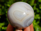Polished Banded Agate Spheres x 4 From Madagascar - Toprock Gemstones and Minerals 