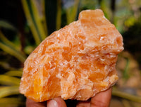 Natural Rhombohedral Sunset Orange Calcite Specimens x 12 From Spitzkop, Namibia - Toprock Gemstones and Minerals 