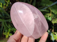 Polished Rose Quartz Standing Free Forms x 3 From Ambatondrazaka, Madagascar - Toprock Gemstones and Minerals 
