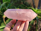 Polished Double Terminated Rose Quartz Points x 4 From Ambatondrazaka, Madagascar - Toprock Gemstones and Minerals 