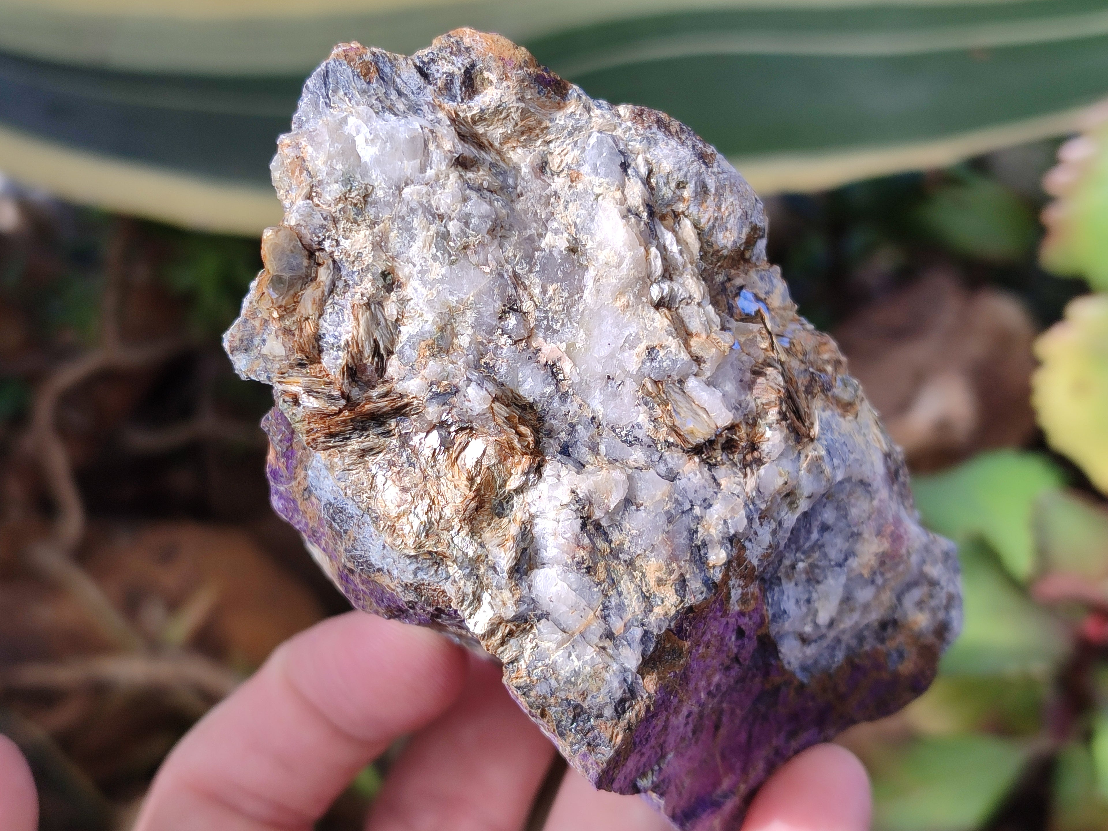 Natural Metallic Purpurite Cobbed Specimens x 6 From Erongo, Namibia - Toprock Gemstones and Minerals 