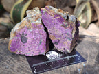 Natural Metallic Purpurite Cobbed Specimens x 6 From Erongo, Namibia - Toprock Gemstones and Minerals 