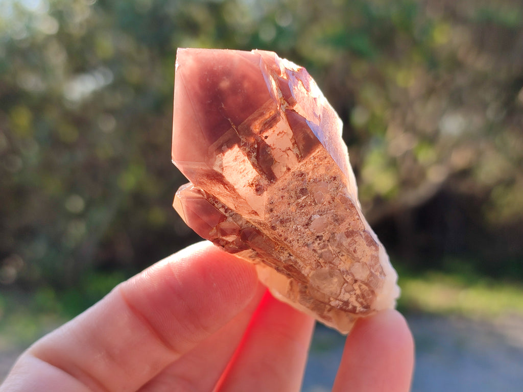 Natural Red Hematoid Quartz Clusters x 12 From Karoi, Zimbabwe - Toprock Gemstones and Minerals 