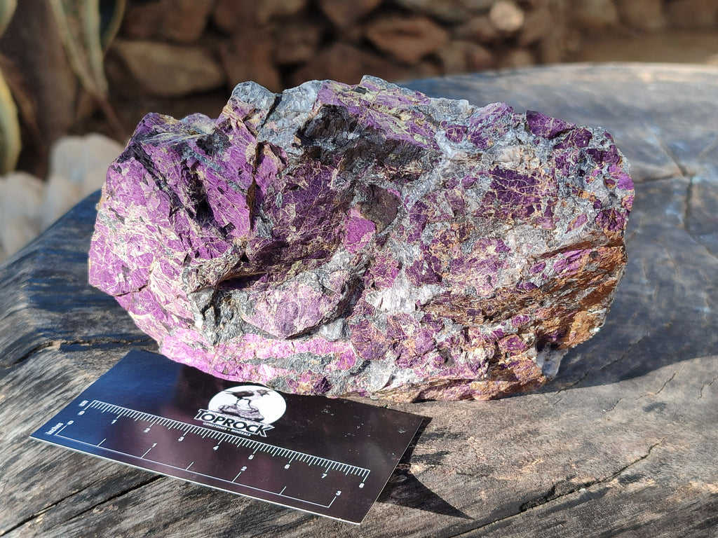 Natural Metallic Purpurite Cobbed Specimens x 3 From Erongo, Namibia - Toprock Gemstones and Minerals 