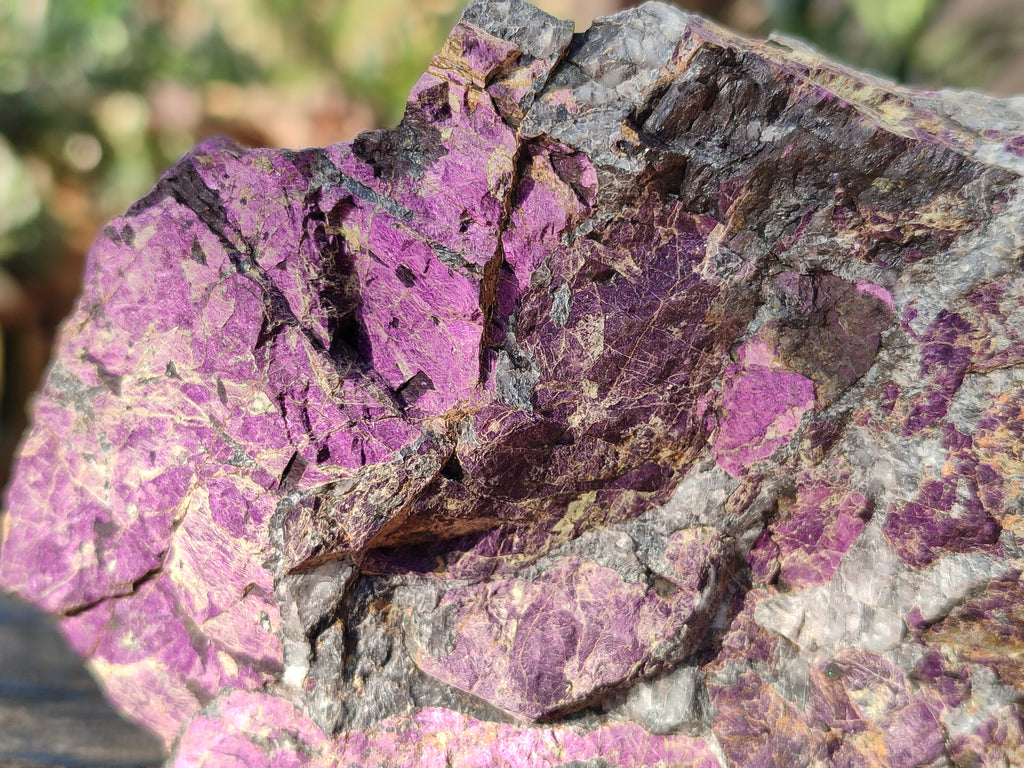 Natural Metallic Purpurite Cobbed Specimens x 3 From Erongo, Namibia - Toprock Gemstones and Minerals 