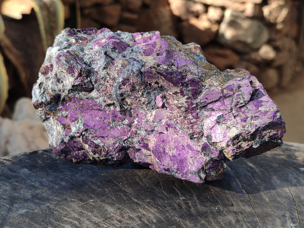 Natural Metallic Purpurite Cobbed Specimens x 3 From Erongo, Namibia - Toprock Gemstones and Minerals 