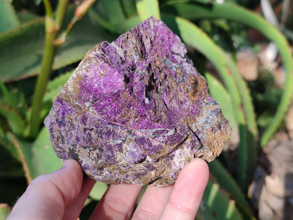 Natural Metallic Purpurite Cobbed Specimens x 3 From Erongo, Namibia - Toprock Gemstones and Minerals 