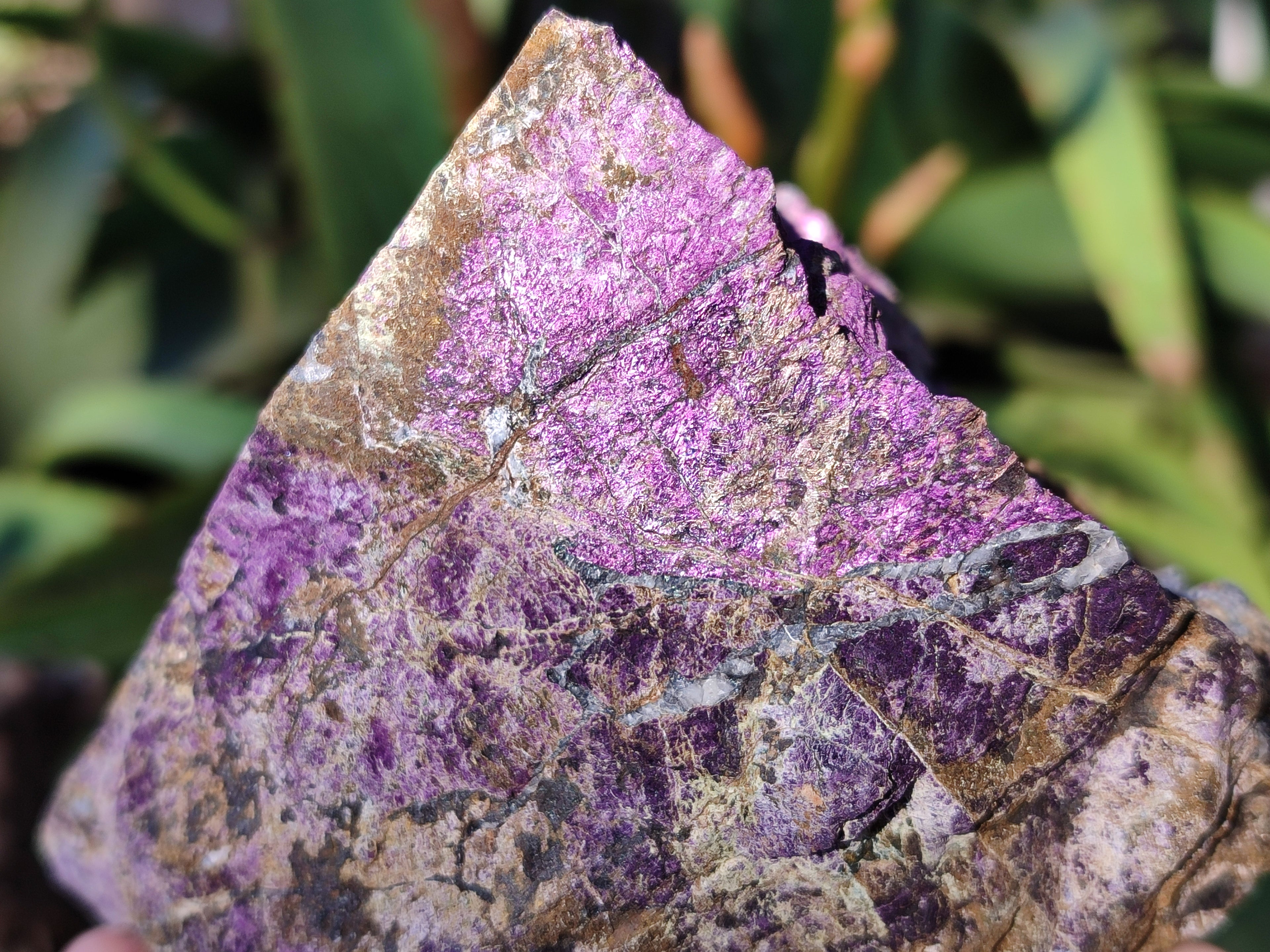 Natural Metallic Purpurite Cobbed Specimens x 3 From Erongo, Namibia - Toprock Gemstones and Minerals 