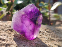 Polished Mixed Quartz Crystals with a Specular Hematite Inclusion Quartz x 6 from Madagascar