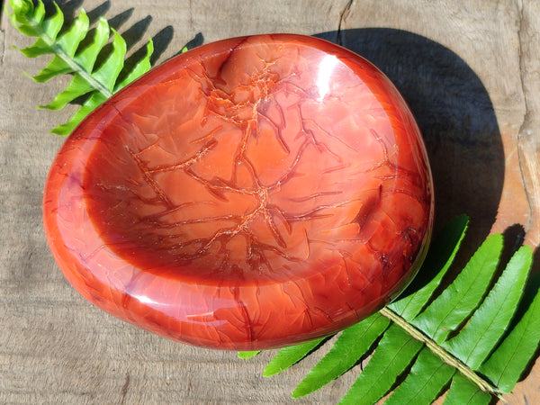 Polished Carnelian Agate Bowls x 3 From Madagascar