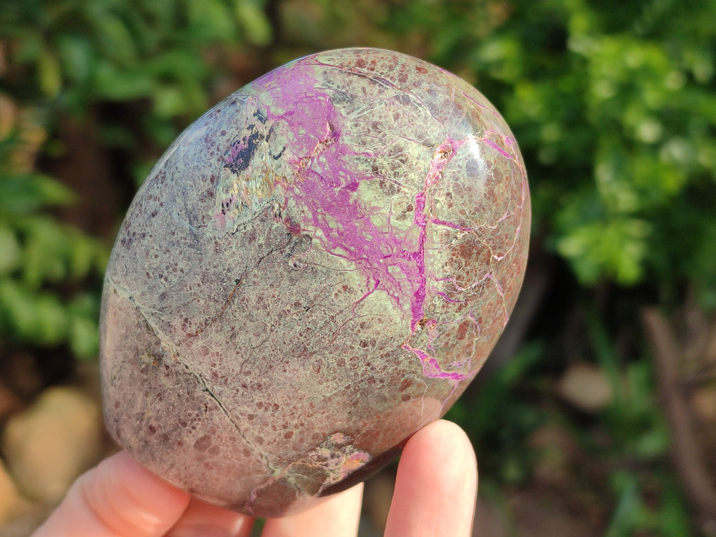 Polished Stichtite Standing Free Forms x 5 From Barberton, South Africa - Toprock Gemstones and Minerals 
