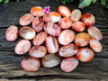 Polished Carnelian Palm Stones x 35 From Madagascar - Toprock Gemstones and Minerals 