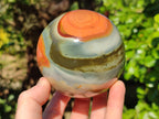 Polished Polychrome Jasper Spheres x 2 From Northwest Coast, Madagascar - Toprock Gemstones and Minerals 