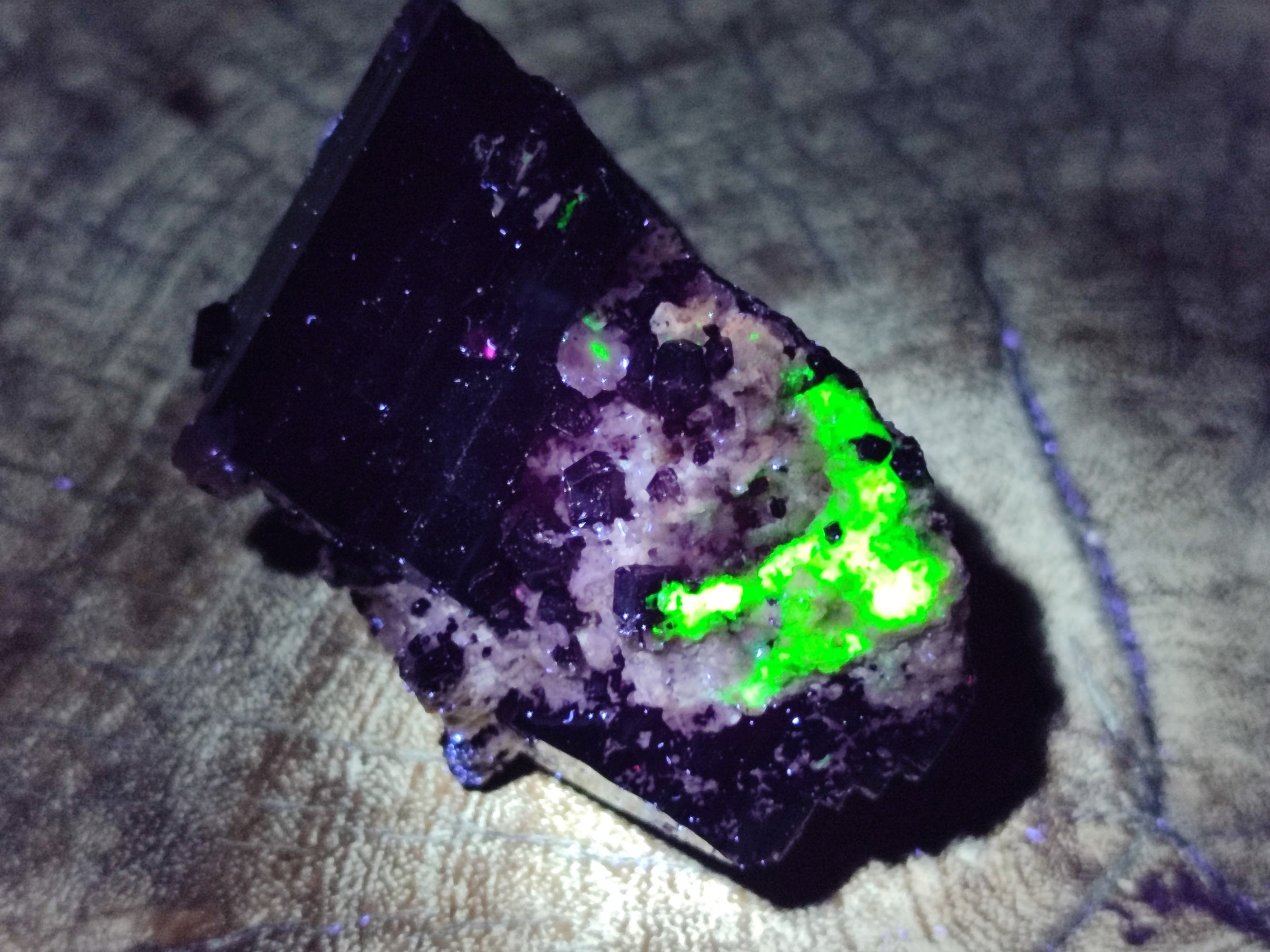 Natural Schorl Black Tourmaline on Orthoclase Matrix Clusters with a bit of Hyalite Opal x 6 From Erongo, Namibia - Toprock Gemstones and Minerals 