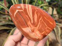 Polished Mixed Jasper Standing Free Forms x 4 - From South Africa - Toprock Gemstones and Minerals 