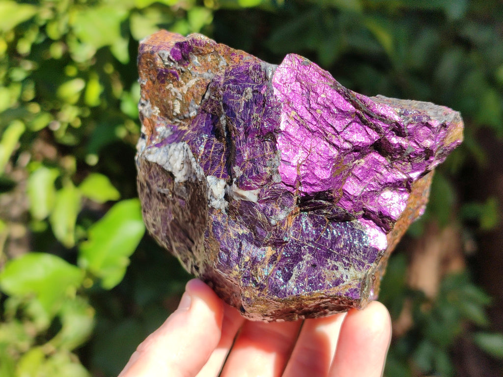 Natural Metallic Purpurite Cobbed Specimens x 3 From Erongo, Namibia - Toprock Gemstones and Minerals 
