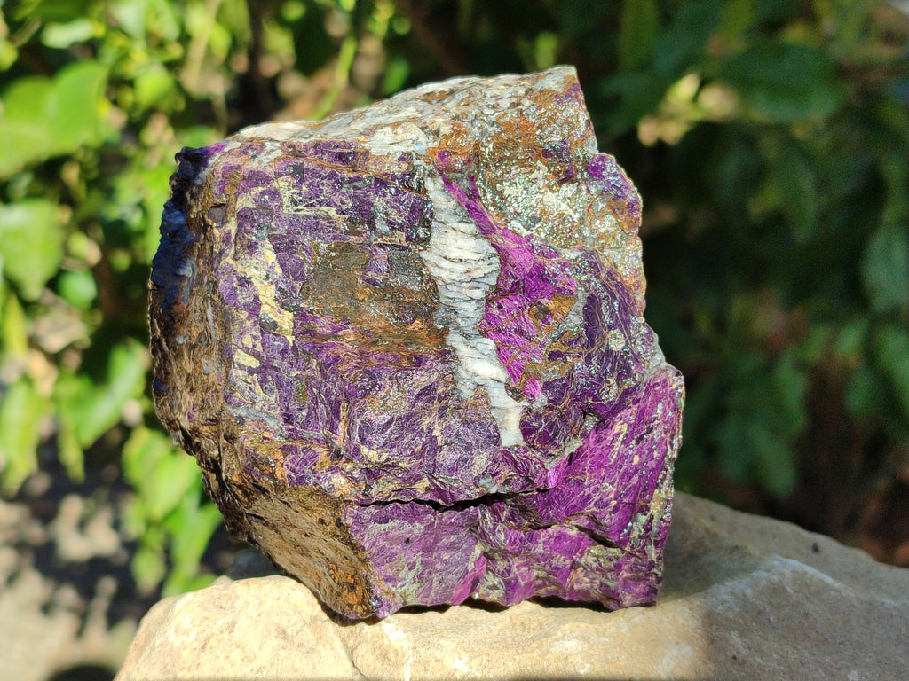 Natural Metallic Purpurite Cobbed Specimens x 3 From Erongo, Namibia - Toprock Gemstones and Minerals 