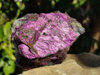 Natural Metallic Purpurite Cobbed Specimens x 3 From Erongo, Namibia - Toprock Gemstones and Minerals 
