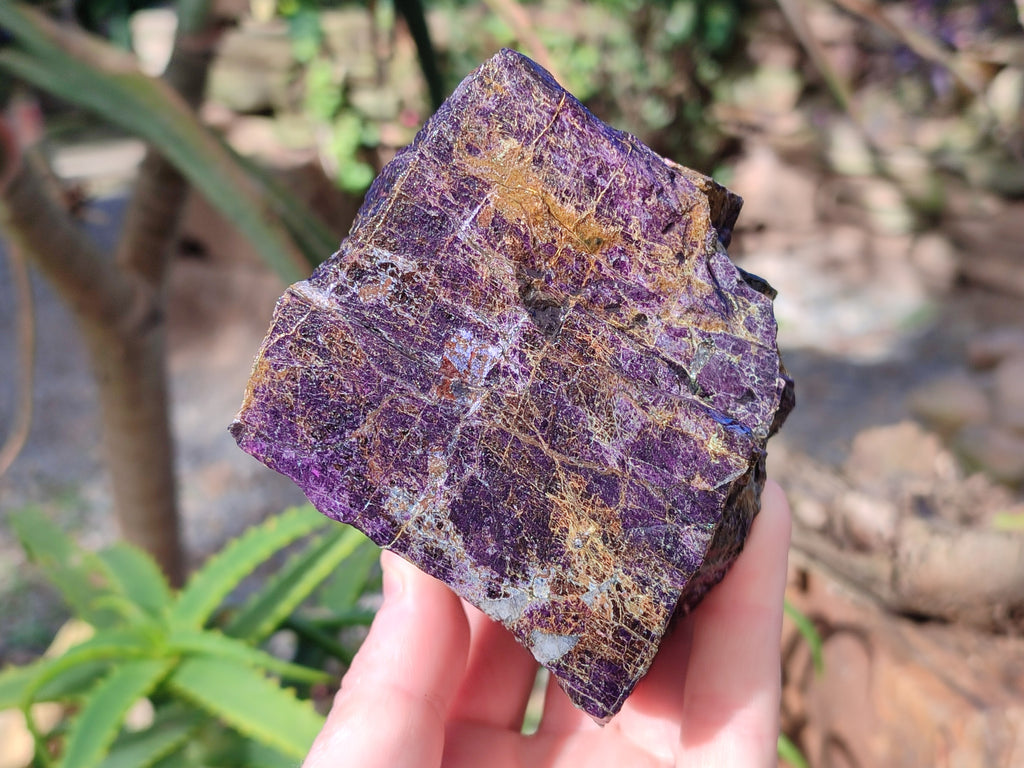 Natural Metallic Purpurite Cobbed Specimens x 3 From Erongo, Namibia - Toprock Gemstones and Minerals 
